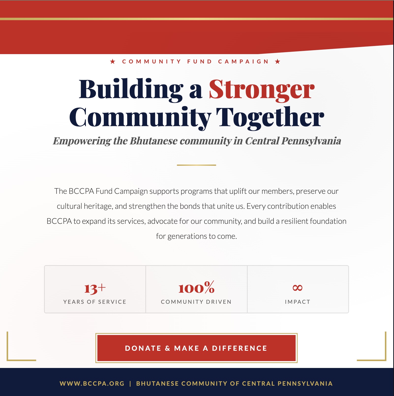 General BCCPA Fund | Bhutanese Community of Central Pennsylvania