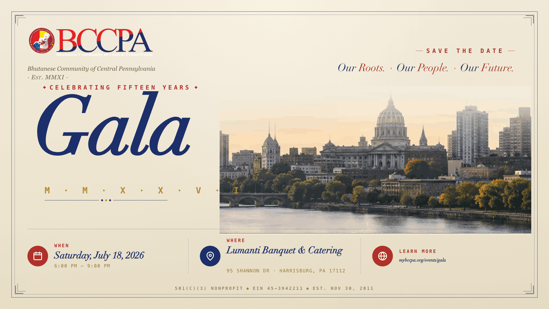 BCCPA Gala | Bhutanese Community of Central Pennsylvania